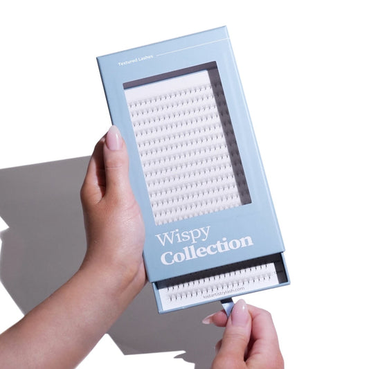 Textured Wispy Prefan Lashes